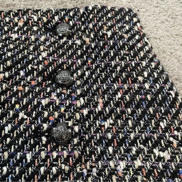 Talbots Tweed Multicolor Pencil Skirt Size 2 - Picture 4 of 15